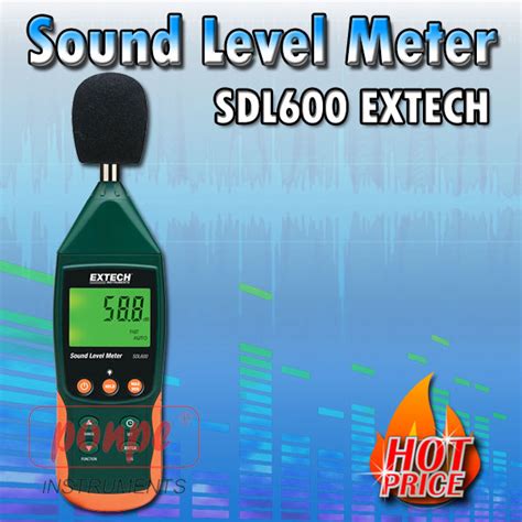 เครื่องวัดเสียง Sdl600 Sound Level Meterdatalogger