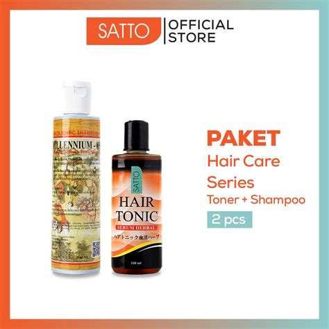 Jual Satto Paket Hair Care Series Tonic Shampoo Melembutkan Rambut