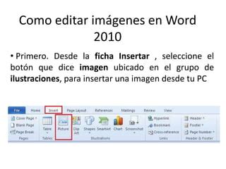 Como Editar Imagenes En Word Ppt