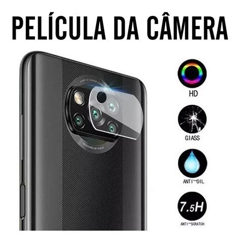 Pel Cula Da Camera Xiaomi Poco X Nfc Full Glue Mercado Livre