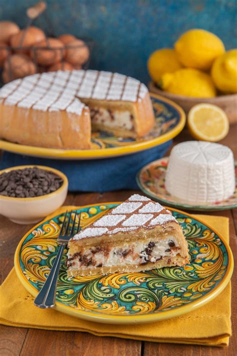 Cassata Siciliana Al Forno Dolce Siciliano Con Frolla E Ricotta