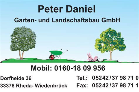 Kontakt Peter Daniel Garten Und Landschaftsbau Gmbh