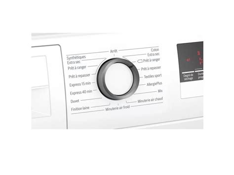 Bosch Sèche Linge à Condensation 60cm 7kg Blanc Wtn85v08fr Série 4 Conforama