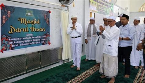 Masjid Darul Ihsan Diresmikan Sekda Tanbu - jejakrekam.com