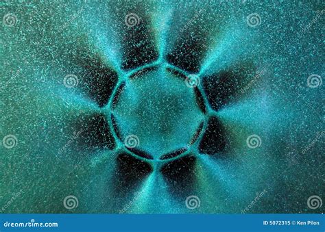 Magnetic Field Lines. stock image. Image of field, filings - 5072315