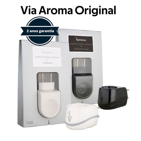 Difusor Aromatizador Eletrico Tomada Standard Bivolt Via Aroma 2