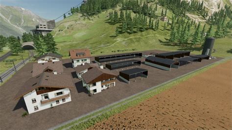 Alpines Farmgebäude Pack LS22 KingMods