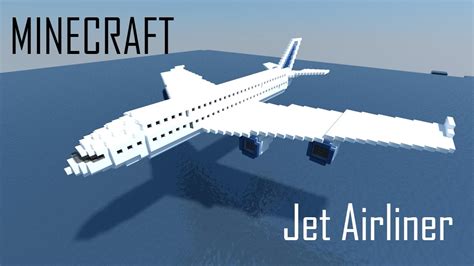 Minecraft Jet Airliner (full interior) + Download - YouTube