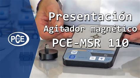 Agitador Magn Tico Pce Msr Con Superficie De Acero Inoxidable De