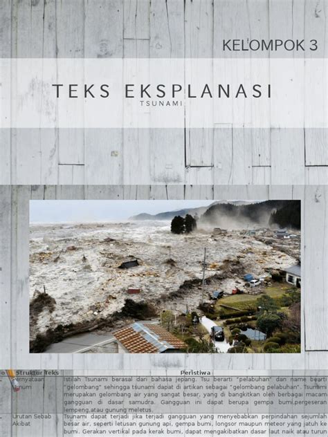 Contoh Teks Eksplanasi Tsunami Pdf