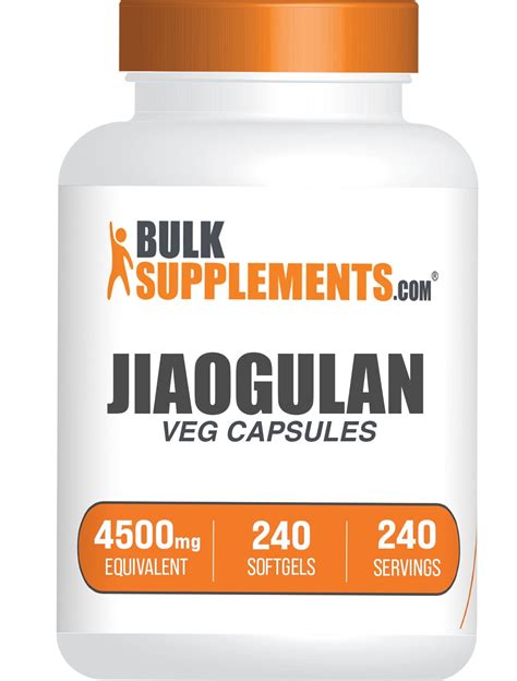 Jiaogulan Capsules 9000mg Gynostemma Extract Brain And Heart Health 240