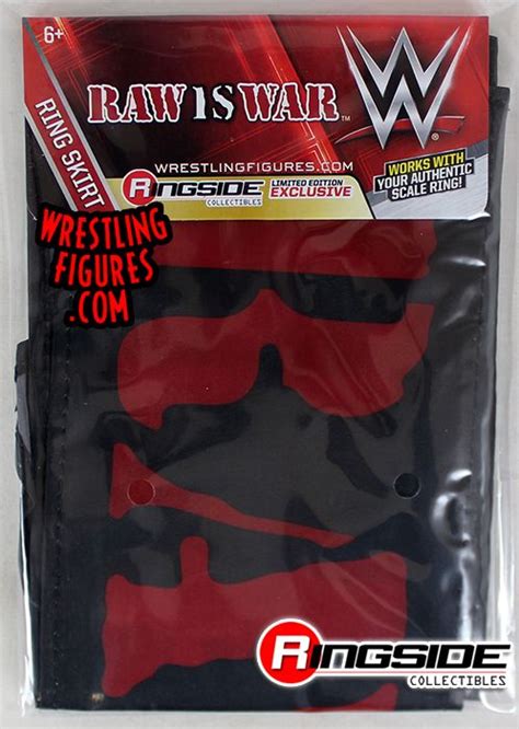 Other Action Figures Ring Skirt Raw Is War Ringside Exclusive Action