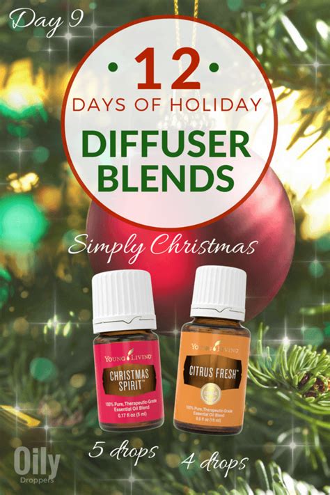 12 Days Of Holiday Diffuser Blends Simply Christmas The Centsable