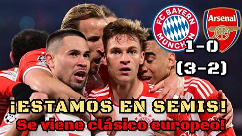 El Bayern Revienta Al Arsenal Y Clasifica A Semis Con El Real