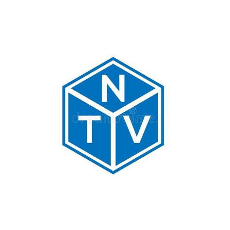 Ntv Letter Logo Design On Black Background Ntv Creative Initials