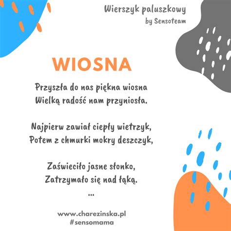 Wiosna Wierszyk Masa Yk Wspieranie Rozwoju Dzieci