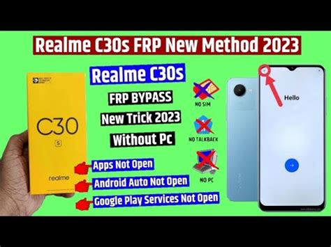 Realme C S Rmx Frp Bypass Without Pc New Methods