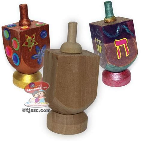 Wooden Craft Dreidel Dreidel Base For Decoration Wooden Crafts Hanukkah Art Hanukkah Crafts