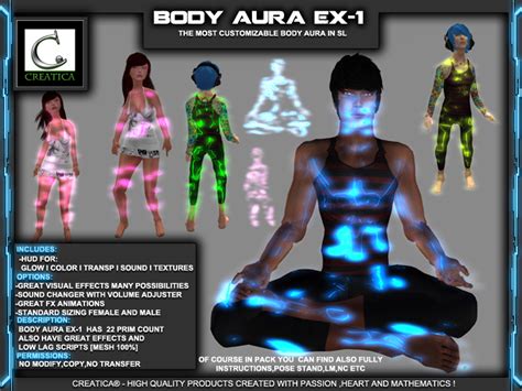 Second Life Marketplace Body Aura Ex 1 By Creatica