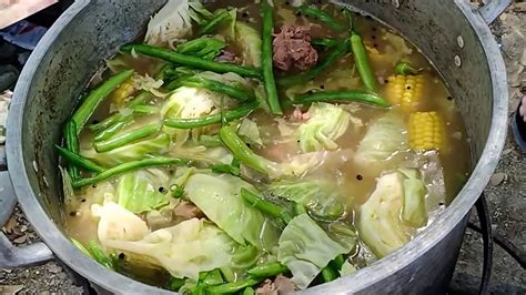 Bulalo And Lechon Belly For Construction Worker Youtube