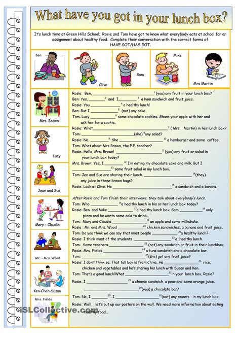 Have Got Exercises Elementary Got Has Exercises Worksheets E