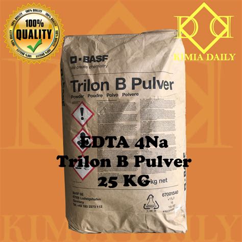 Jual Edta Na Edta Teknis Vitamin Aki Basf Trilon Kg Shopee