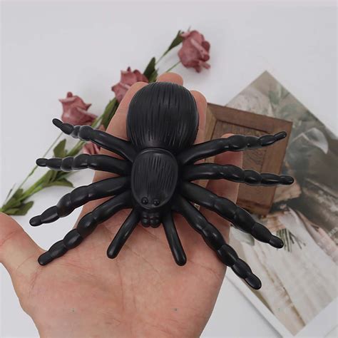 Nmdmisc Realistic Plastic Spider Plastic Spiders Black Fake Spider