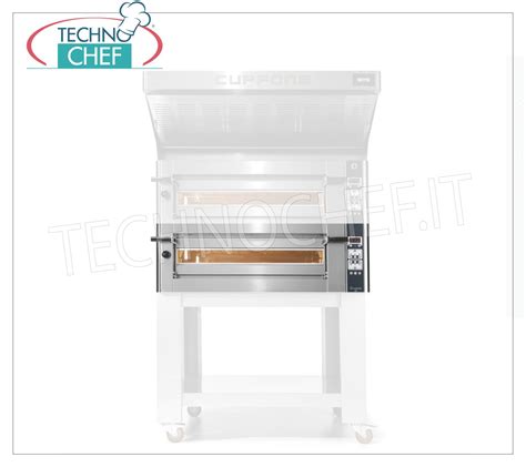 CUPPONE Horno de pizza eléctrico modular cámara para 6 pizzas con