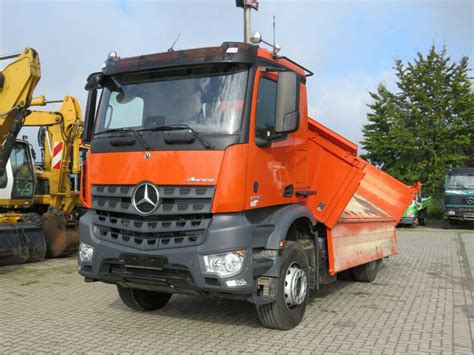 Mercedes Benz Arocs 1842 4x2 2 Achs Kipper Meiller Bordmatik Tipper