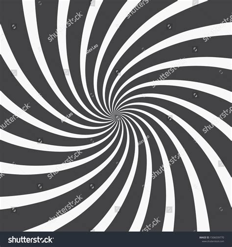 Radial Spiral Rays Background Template Vector Vector De Stock Libre