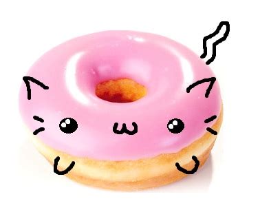 pink donut cat :33 by shanagiku on DeviantArt