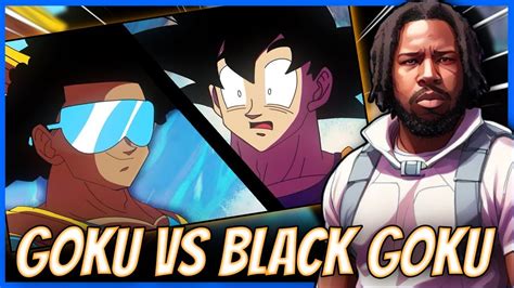 SSJ9K Goku VS Black Goku Rap Battle REACTION YouTube