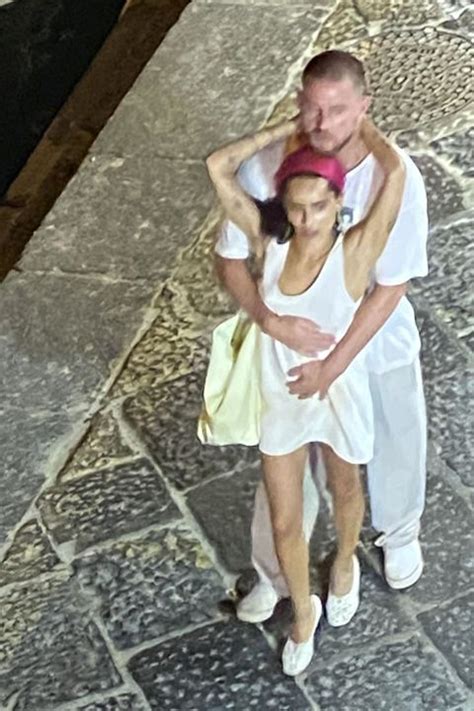 Zo Kravitz And Channing Tatum Show Pda And Match Outfits In Italy In