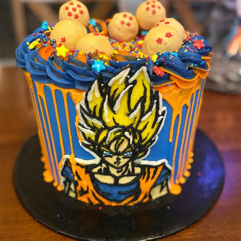 Super Saiyan Goku Cake R Dbz