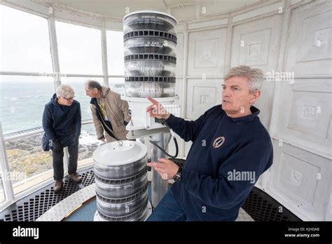 The Northern Lighthouse Board Attendant Demonstrates How The New LED