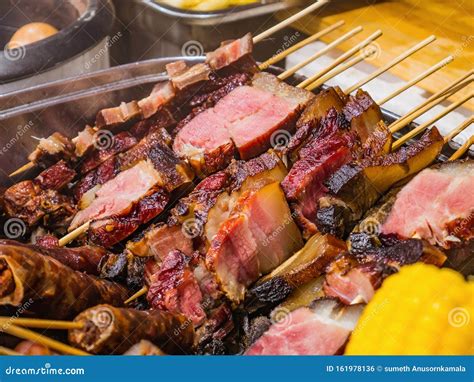 Close Up Smoked Pork Stick The Famous Local Food In Zhangjiajie Tianzi ...