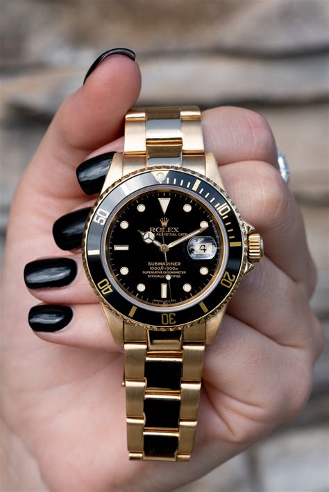 Rolex Submariner Black And Gold