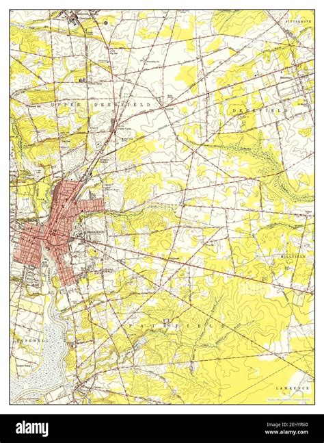 Bridgeton New Jersey Map 1953 124000 United States Of America By Timeless Maps Data Us