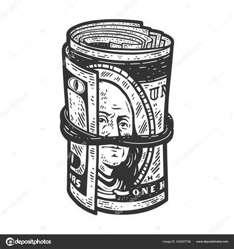 Roll Of Money Drawing