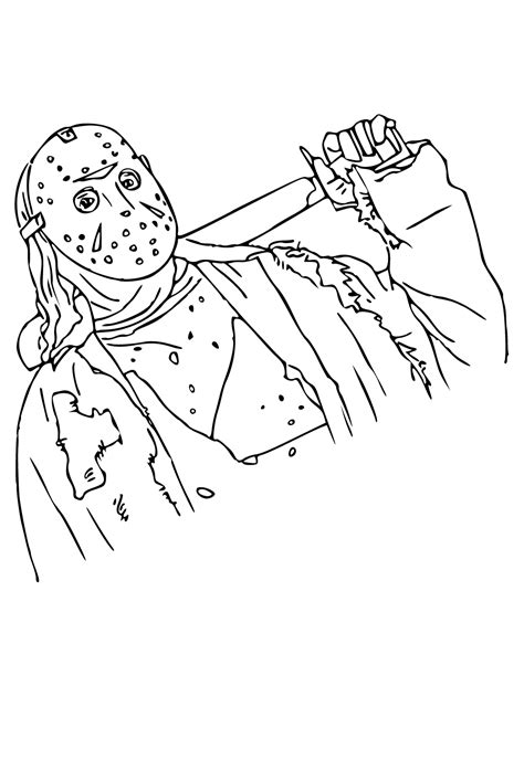 Michael Myers Coloring Pages For Adult Coloring Pages