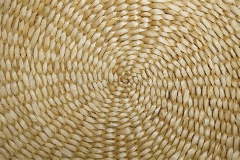 Circular Weave Fibers Rattan Pattern Background Stock Photo Image Of