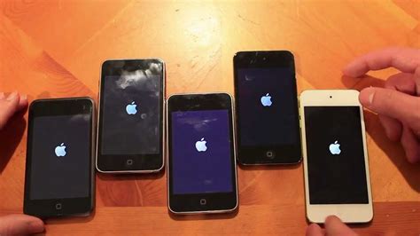 Ipod Touch 5g Vs 4g Vs 3g Vs 2g Vs 1g Speed Test Youtube