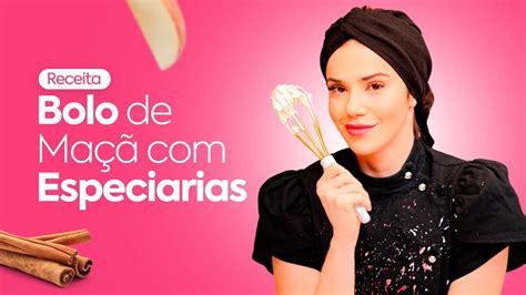 Live 4 Receita Bolo de Maçã Especiarias Método Direto YouTube