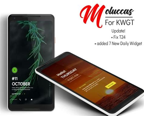 Moluccas For Kwgt Custom Widget Pack