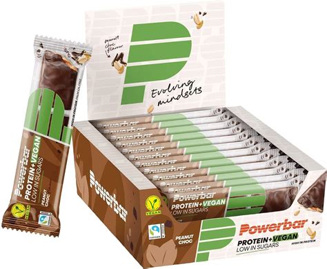 Powerbar Protein Plus Low Sugar Vegan Peanut Choc 12x42g High