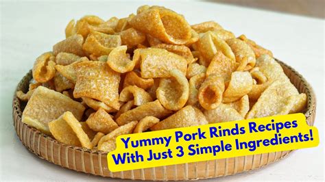 How To Make Pork Rinds Crispy Pork Rinds Pork Crackling Best Pork Rinds Recipes Youtube