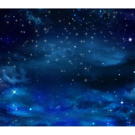 Twinkle Little Shining Star Blue Sky Custom Photography Background For