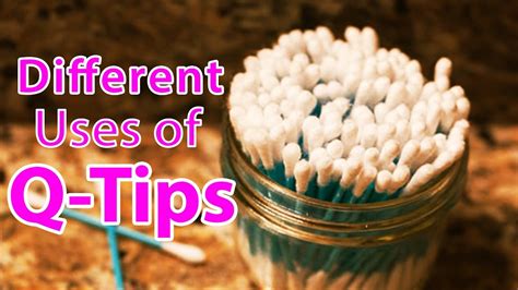 Different Uses Of Cotton Swabs Q Tip Life Hacks Youtube