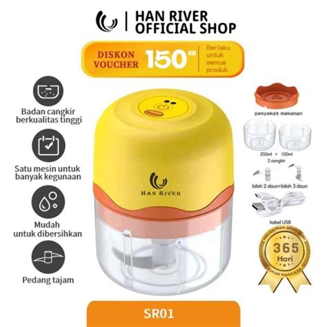 Jual Free Ongkir Han River Sr01 Blender Food Chopper Food Processor Di