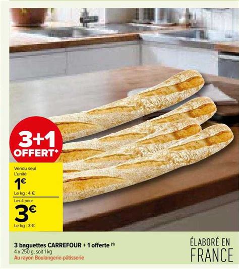 Promo Baguettes Rustiques Chez Aldi